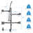 Mount-It Black Multi Screen Desktop Mount for Screens Holds up to 44 Lb. lbs