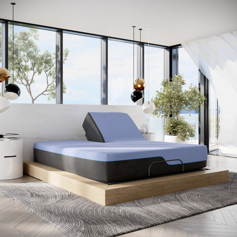 Grand matelas 12 po avec matériaux respirants et longévité pour un lit de taille, confort maximal