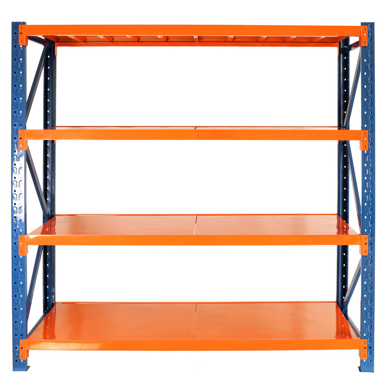 Étagère de rangement de garage en métal - 4400 lb robuste, 1100 par tablette, réglable pour la salle de sport, atelier, commercial