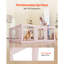 Dog Whelping Box with Window Transparent Playpen for X-Large Dog 60x59x23 in