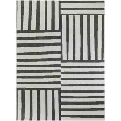 Tapis transitionnel crème / noir Heather