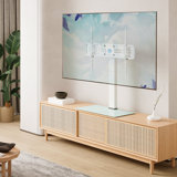 Desktop stand rotate 40° left and right, suitable for 50-80 inch TVs