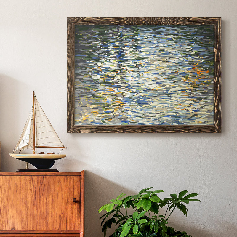 " Water Reflections ", Walnut, 28" H x 42" W x 1.5" D