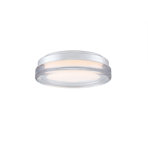 Pendry 7.09'' 1 - Light Silver LED Bowl Ceiling Fan Light Kit