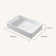 Transparent Grey Solid Surface Basin