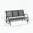 Outsunny 3-Person Outdoor Patio Glider Bench with Mesh Fabric-1136859072
