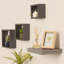 Harbour Housewares - Modern Floating Wall Shelves - 25cm-61892612