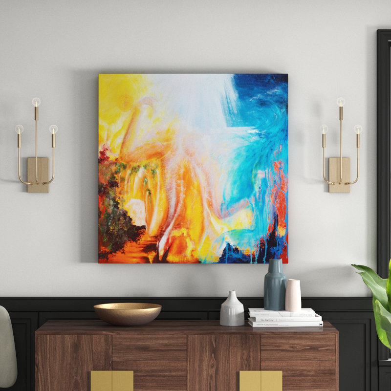 Print on Canvas, Timber, 41cm H x 41cm W