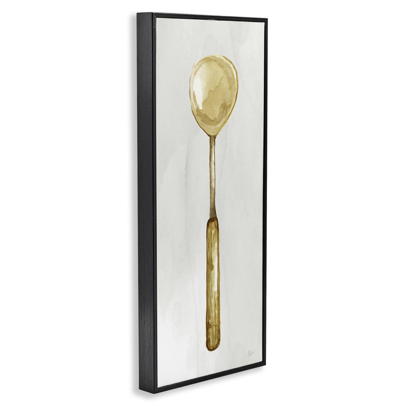  Ustensile de cuisine rustique Stupell Industries, estampe numérique encadrée par Nan, H 24 po x l 10 po