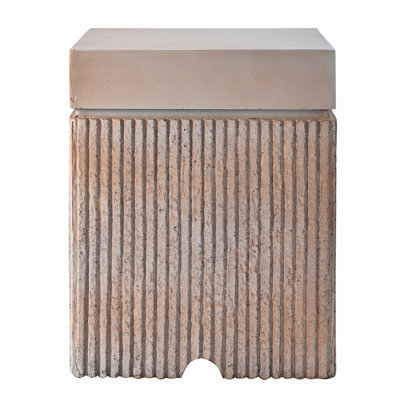 Outdoor Propane Tank Cover Table with Vertical Slats,MGO Propane Holder Hideaway for 20 lb Gas Tank