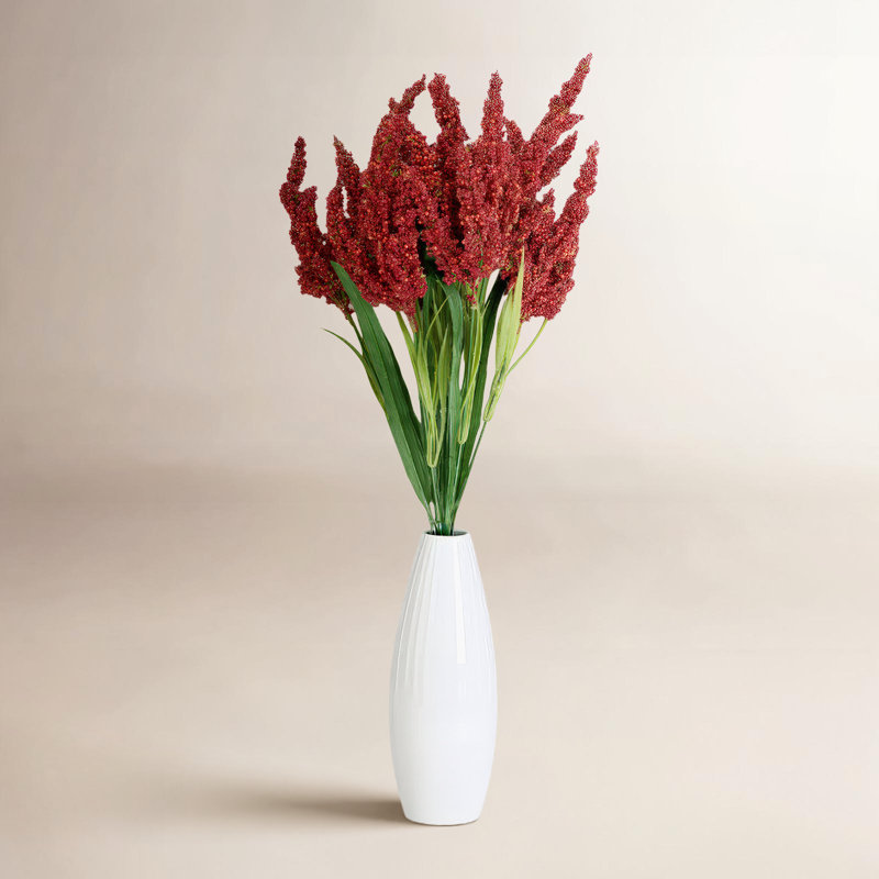 Monet Faux Floral Arrangement, Red