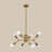 8-Light Modern Sputnik Sphere Chandelier
