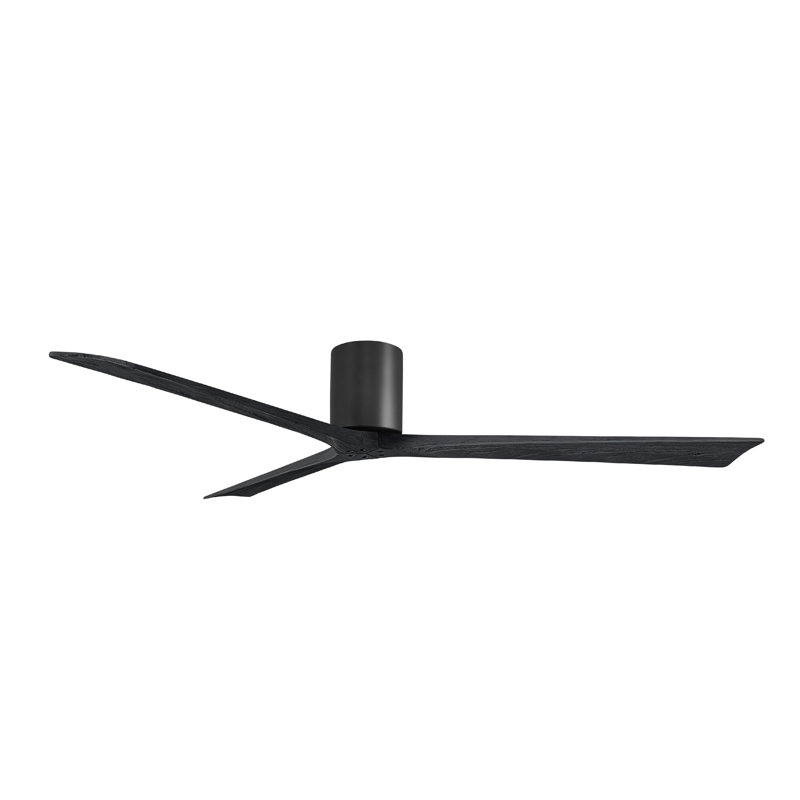 Irene Ceiling Fan, Matte Black, Matte Black, 72"