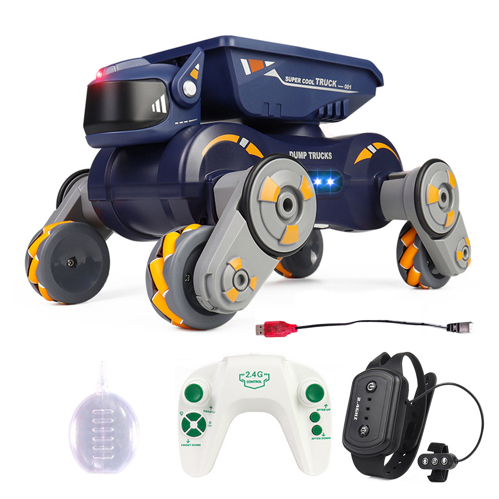 Trinx 2.4GHz Remote Control Car with Light Music Spraying Gesture ...