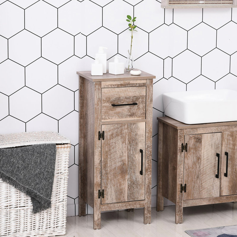 Armoire de rangement pour salle de bain avec amplement d'espace pour les articles de toilette et les serviettes