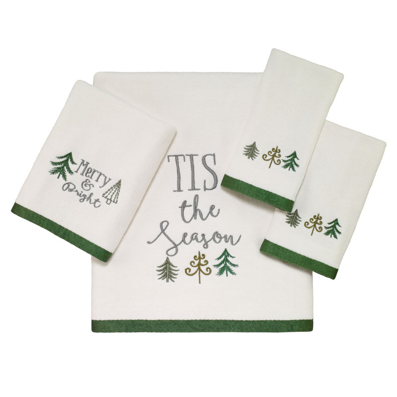 Christmas Trees Bath Bathroom Accessory Set