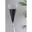 Triangular Shape 90 Minute Hourglass  4.5" x 4.5" x 15.5"  Gray/Black