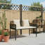 Poly Rattan Outdoor Bench-1324912486-1324912481