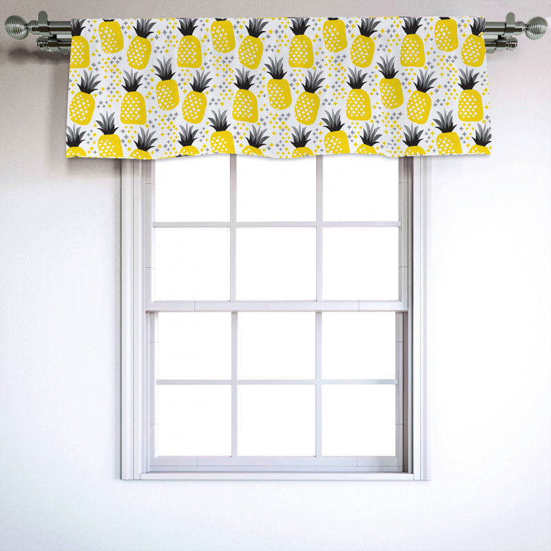 Sateen Ruffled Window Valance