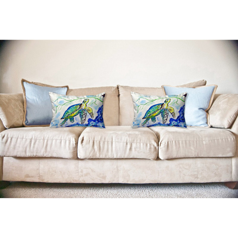  Coussin lombaire intérieur / extérieur Yellow Sea Turtle