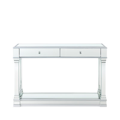 Jessee 120.5cm Glass Top Console Table