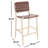 Alston Upholstered Counter Stool with Solid Wood Frame-91764101-91764102
