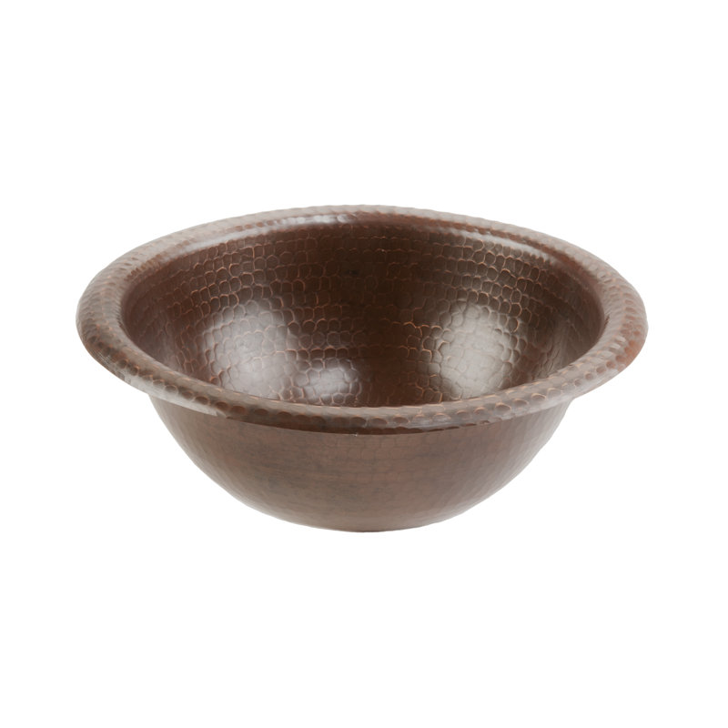 Lavabo de salle de bain rond 12 po