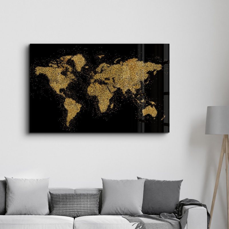Elegant Tempered Glass Wall Art Painting, 13.8 x 21.7 inches | 100% Tempered Glass, Thickness: 0.16 inches | UV Printed for Vibrant Colors | Perfect for Home Decor, Living Room, & Office Spaces