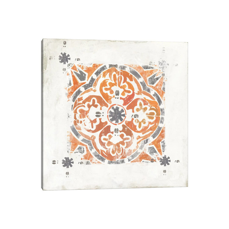 Moroccan Coral V by Tom Reeves - Wrapped Canvas Painting, 66.04 cm H x 66.04 cm W x 1.91 cm D