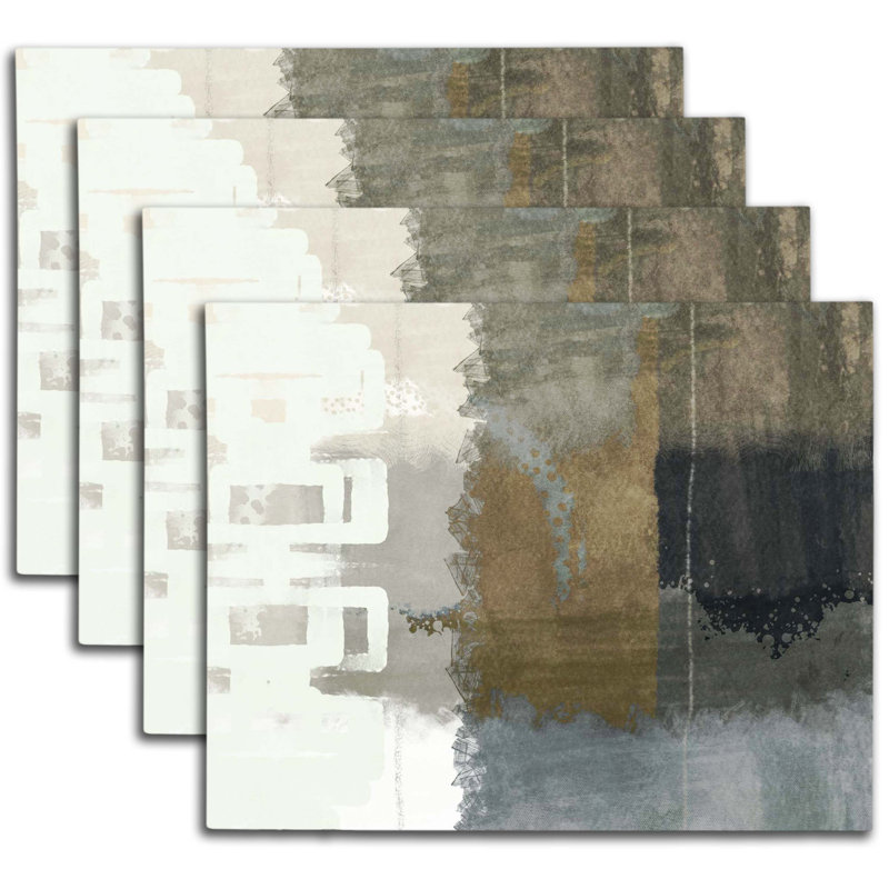 Napperon abstrait en polyester