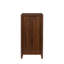 Armoire de bar à vin brun modulaire couleur noyer avec huche pour salle à manger