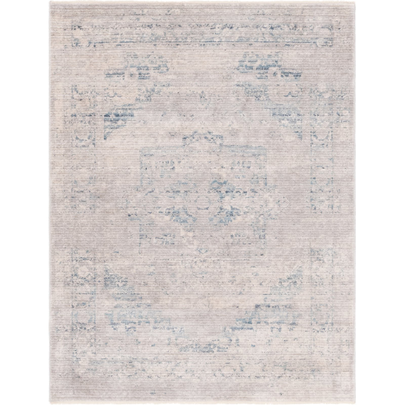 Tapis à motif oriental multicolore Glass, Rectangle 4 pi 1 po x 5 pi 7 po