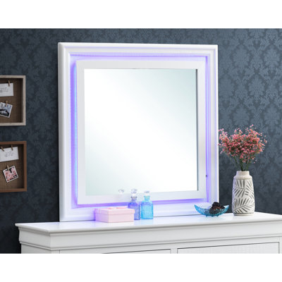 Cadre de miroir à DEL Led Champagne