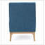 Fauteuil bleu à 4 pieds Tadcaster-113642025