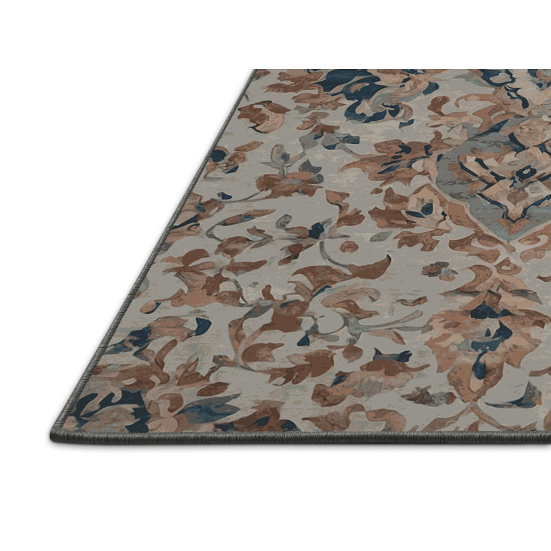 Silky Soft Plush Gray Area Rug, Rectangle 5' x 7'