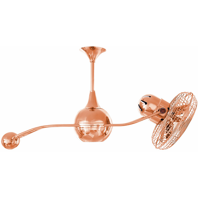 40" Brisa 2000 3 Blade Ceiling Fan, Polished Copper