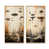 Cadre flottant brun