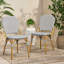 Chaises d'extérieur pour 2 personnes, gris et aspect, aluminium, style français, meubles de jardin et gris, avec rouille