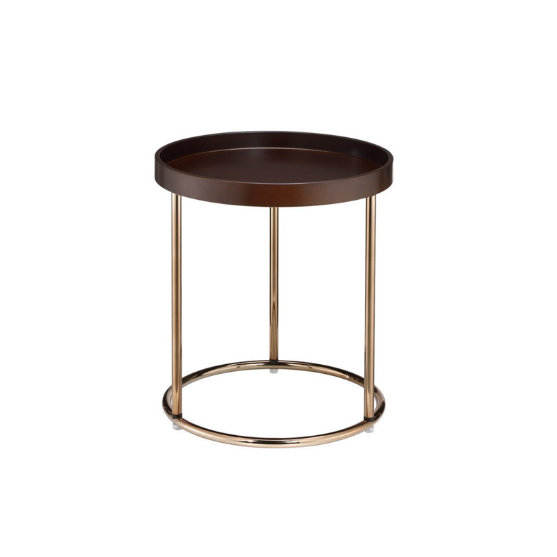 Table d'appoint 21,75 po Edie, Brun