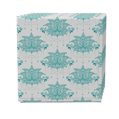 Rectangular Ikat Cotton Twill Tablecloth