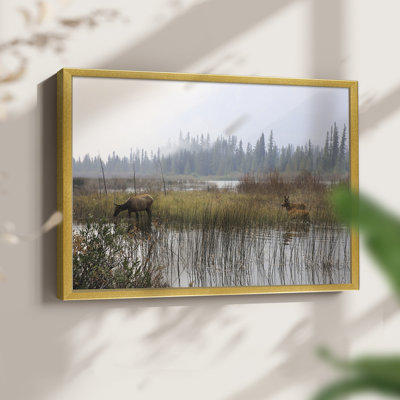 Out With The Twins -Framed Print - Restickable