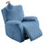 4-Piece Recliner Chair Covers, Elastic Recliner Slipcover With Pocket, Stretchable Bottom And Ties-1708715550