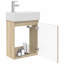 Single Bathroom Vanity with Ceramic Basin-1375705992