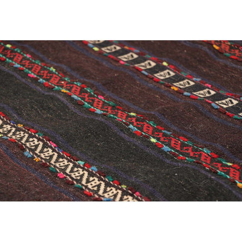 One-of-a-Kind 2'11" X 4'7" 1950s Wool Area Rug