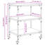 Engineered Wood Bar Cart