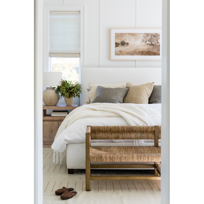 Geometric Area Rug in Ivory, Rectangle 6'3" x 9'