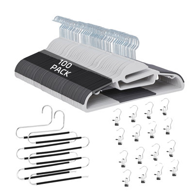 Meaha Plastic Non-Slip Standard Hanger
