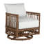 Newport Swivel Patio Chair with Cushions-83260303-97429399