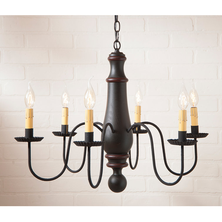Lustree 6 lumières façon bougie/classique Wetherell