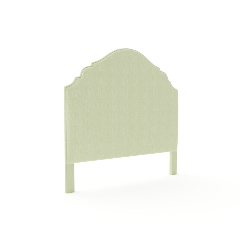 Hamilton Upholstered Headboard, Posh Life Performance Velvet Dove, Twin